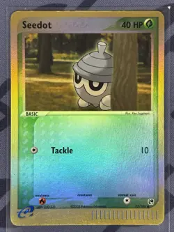 Pokemon TCG - Seedot 77/100 Reverse Holo - Lightly Played/MP - Sandstorm 2003 - Image 1