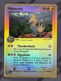 Pokemon TCG - Manectric 39/109 Reverse Holo - Light Play/MP - Ruby and Sapphire - Image 1