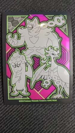 2024 Pokemon Shrouded Fable - Okidogi Fezandipiti Munkidori - One Sleeve - Image 1