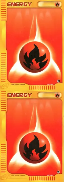 Pokemon 2002 expedition energy X2 MPFire - Image 1