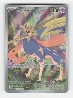 Zacian - 100/094 ME02: Phantasmal Flames (PFL) 100/094 Holofoil Illustration ... - Image 1