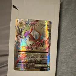 Pokemon M Pidgeot EX Ultra Rare Full Art Holo 105/108 Evolutions Mega 220 HP - Image 1