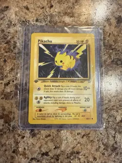 Pokemon Neo Genesis 1st Edition Picachu Regular Finish 70/111 Mint! Vintage - Image 1