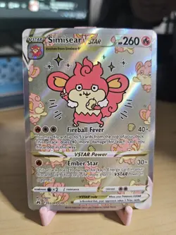 Pokemon TCG Simisear VSTAR Galarian Gallery GG37/GG70 Near Mint Condition - Image 1