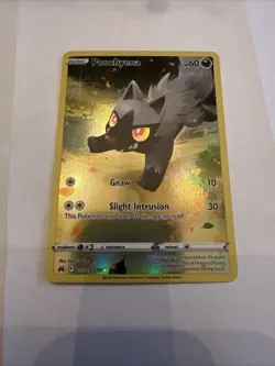 Pokemon TCG Poochyena Crown Zenith Galarian Gallery GG33/GG70 Holo Rare - Image 1