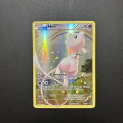 Pokemon Mew XY110 Promo Holo XY Set 70 HP Psychic English Pokemon TCG Card - Image 1