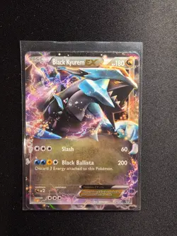 Black Kyurem EX 95/135 / Ultra Rare Plasma Storm NM Pokemon Card - Image 1