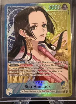 Boa Hancock Alt Art OP14-041 L The Azure Sea's Seven ONE PIECE Card English - Image 1