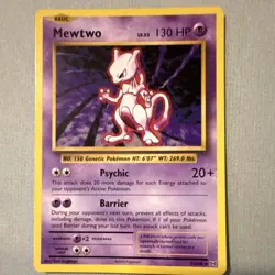 Pokemon Mewtwo Star Holon Phantoms Ultra Rare Holo Card 103/110 HP80 - Image 1