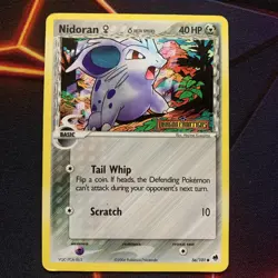 Nidoran 56/101 Reverse Holo Dragon Frontiers Pokemon Card - Image 1