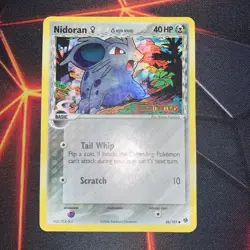 Nidoran 56/101 Reverse Holo Dragon Frontiers Pokemon Card - Image 2