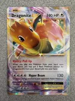 Pokemon Card - Dragonite EX XY Evolutions 72/108 Ultra Rare Holo - Image 1