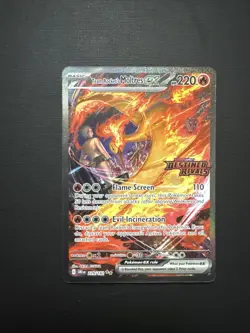 Team Rocket's Moltres ex - (Destined Rivals Stamp) 229/182 Miscellaneous Cards & - Image 1