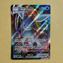 Glaceon VMAX 041/203 Evolving Skies Ultra Rare Holo Pokemon Card - Image 1