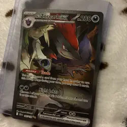 Pokemon TCG N's Zoroark EX Holo Card 185/159 Sv09: Journey Together - Image 1