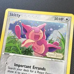 Pokemon Skitty 64/92 Legend Maker 2006 Basic 50 HP Common Reverse Holo English - Image 2