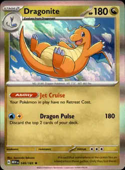 Dragonite 149/165 Holo Rare - Pokemon SV: Scarlet & Violet 151 NM - Image 1