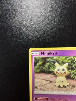 Pokemon TCG Mimikyu 97/236 Cosmic Eclipse Non-Holo Rare Card NM - Image 3
