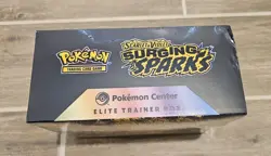 Surging Sparks Pokemon Center Elite Trainer Box - SV08 SEALED DENTS READ DESC - Image 2