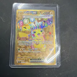 Pokemon Pikachu EX Full Art Holo Pokemon Card 247/191 200 HP 300 Attack - Image 1