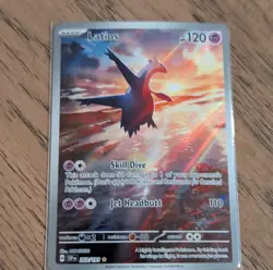Pokemon Latios 203/191 Illustration Rare Holo SV08: Surging Sparks 120 HP - Image 1