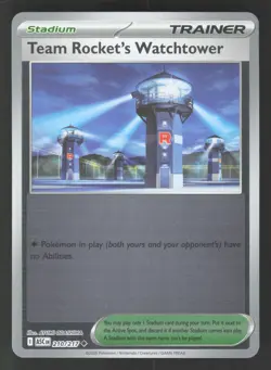 Team Rocket's Watchtower 210/217 Reverse Holo Pokemon Ascended Heroes NM - Image 1