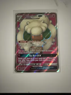 Whimsicott GX (Full Art) Ultra Rare SM - Unbroken Bonds 206/214 NM Pokemon TCG - Image 1