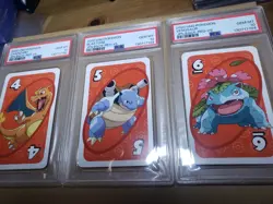 PSA 10 Graded Sequential Pokemon Set Charizard Blastoise Venusaur Uno #4 5 6 Set - Image 1