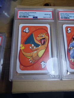 PSA 10 Graded Sequential Pokemon Set Charizard Blastoise Venusaur Uno #4 5 6 Set - Image 2