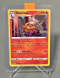 Pokemon TCG - Charizard 010/078 - Pokemon GO - Holo Rare - Near Mint! - Image 1