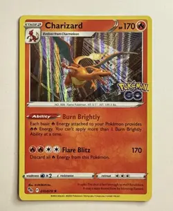 Pokemon Charizard 010/078 Pokemon GO Holo Rare NM - Image 2