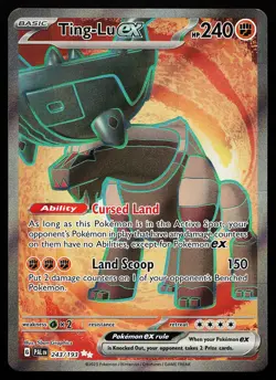 Ting-Lu ex 243/193 Ultra Rare Paldea Evolved Pokemon Card - Image 1