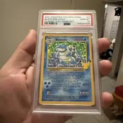 PSA 10 Celebrations Blastoise Holo Classic Collection #2 Pokemon 2021 - Image 1