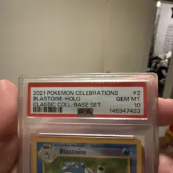 PSA 10 Celebrations Blastoise Holo Classic Collection #2 Pokemon 2021 - Image 4