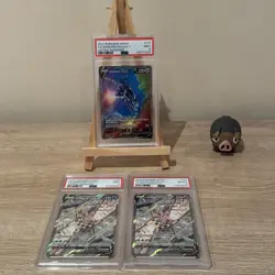 Pokemon Card PSA Origin Forme Dialga and Palkia Astral Radiance (3 slabs) - Image 1