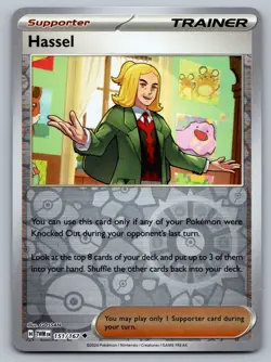 Pokemon TCG SV06: Twilight Masquerade Hassel 151/167 Reverse Holo - Image 1