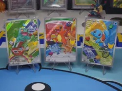 Bulbasaur Charmander Squirtle 30th First Partner Promo Set 37 38 39 Pokemon - Image 1