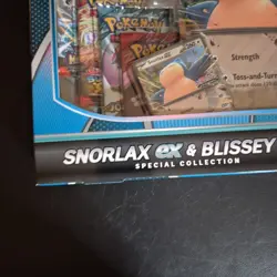 Pokemon Snorlax Ex And Blissey Ex Special Collection Box 2 Promo 8 Packs Sealed - Image 5
