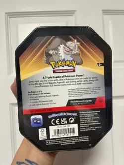Pokemon TCG Tyranitar/Slaking Triple Whammy Tin Factory Sealed (Lot of 3) - Image 5