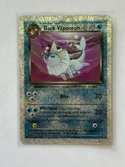 Pokemon Dark Vaporeon Legendary Collection 9/110 60 HP Holo Reverse Holo - Rare - Image 1
