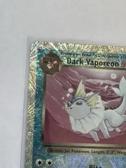 Pokemon Dark Vaporeon Legendary Collection 9/110 60 HP Holo Reverse Holo - Rare - Image 2