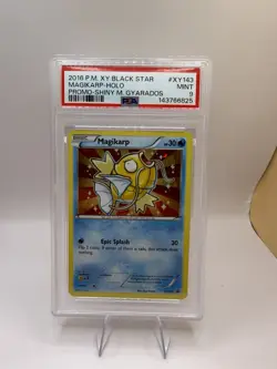 Pokemon PSA9 Magikarp Holo Promo 2016 XY143 Shiny M Gyarados English - Image 1