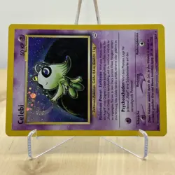 2000 GERMAN Celebi 3/64 Pokemon Neo Revelation Holo Unlimited Edition WOTC HP - Image 1