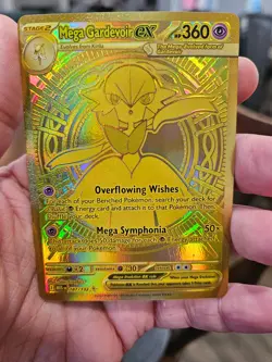 Pokemon Mega Gardevoir EX 187/132: Mega Evolution Holo GOLD - Image 1