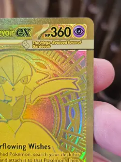 Pokemon Mega Gardevoir EX 187/132: Mega Evolution Holo GOLD - Image 2