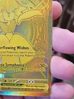 Pokemon Mega Gardevoir EX 187/132: Mega Evolution Holo GOLD - Image 3