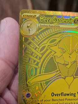 Pokemon Mega Gardevoir EX 187/132: Mega Evolution Holo GOLD - Image 4