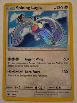 Pokemon Shining Lugia SM82 Sun & Moon Black Star Promo Legends Super Premium LP - Image 1