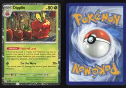 Dipplin 018/167 Uncommon Twilight Masquerade Pokemon Cosmos Holo NM - Image 3