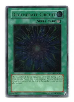 Degenerate Circuit - CDIP-EN047 Rare - YuGiOh-LP - Image 1